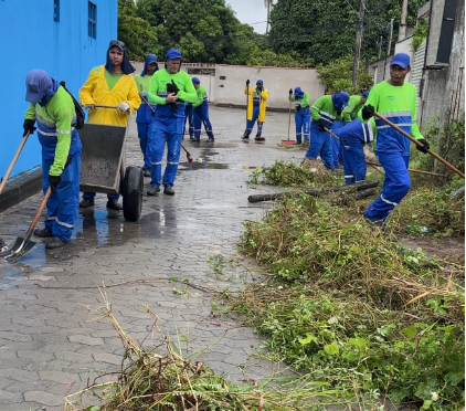 Carnaval: Secretaria de Serviços mantém limpeza e organização da cidade nesta segunda-feira (03)