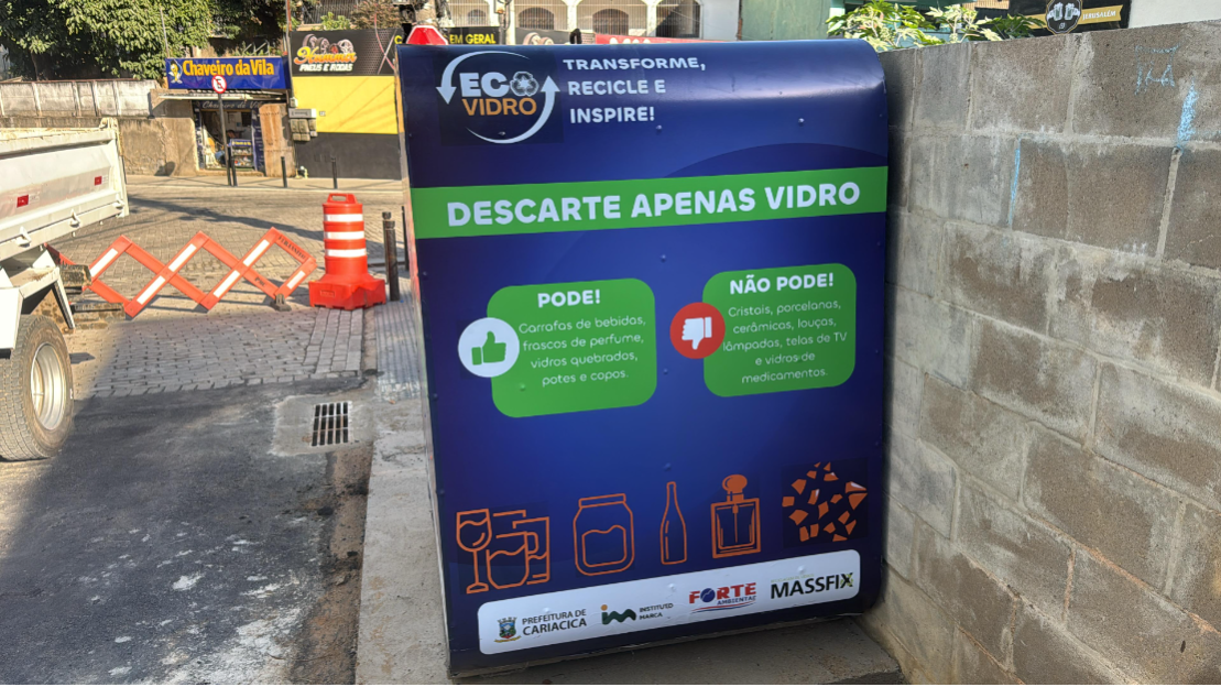 Cariacica ganha primeiro ponto de coleta e reciclagem de vidro em Vila Palestina