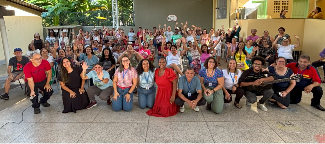 Grupos de pessoas idosas do CCPI de Campo Grande e Cras de Porto de Santana têm manhã de confraternização
