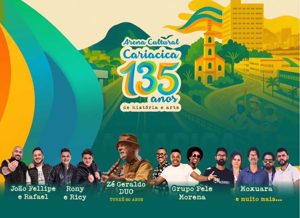 135 anos de Cariacica: programação especial com shows e festival cultural começa na quarta (18) na Nova Orla 