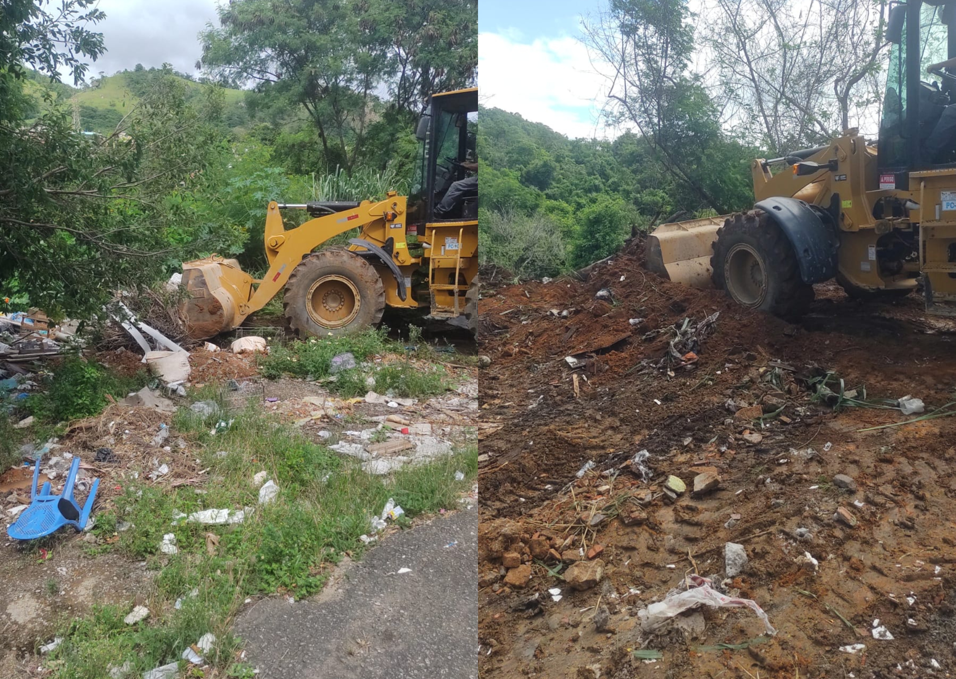 Secretaria de Serviços segue com trabalho intenso de limpeza de pontos viciados de lixo