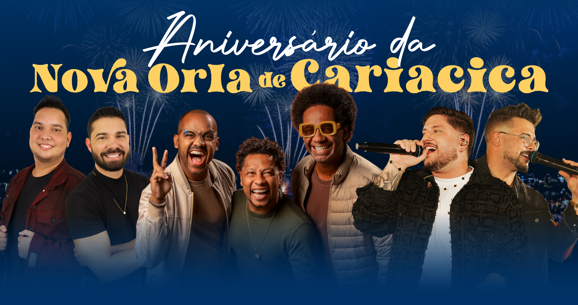 Feliz 2026: Réveillon de Cariacica terá shows e sete minutos de queima de fogos no sábado (27)