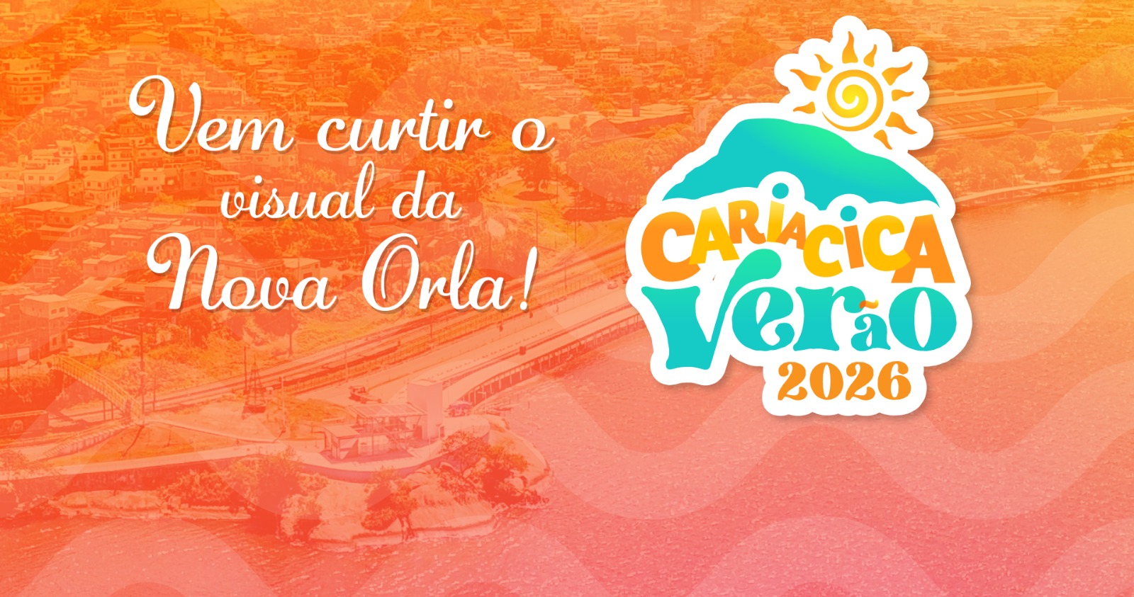 Shows, recreação infantil e aulas de ritmos marcam programação do Cariacica Verão 2026 na Orla a partir de sexta (2)