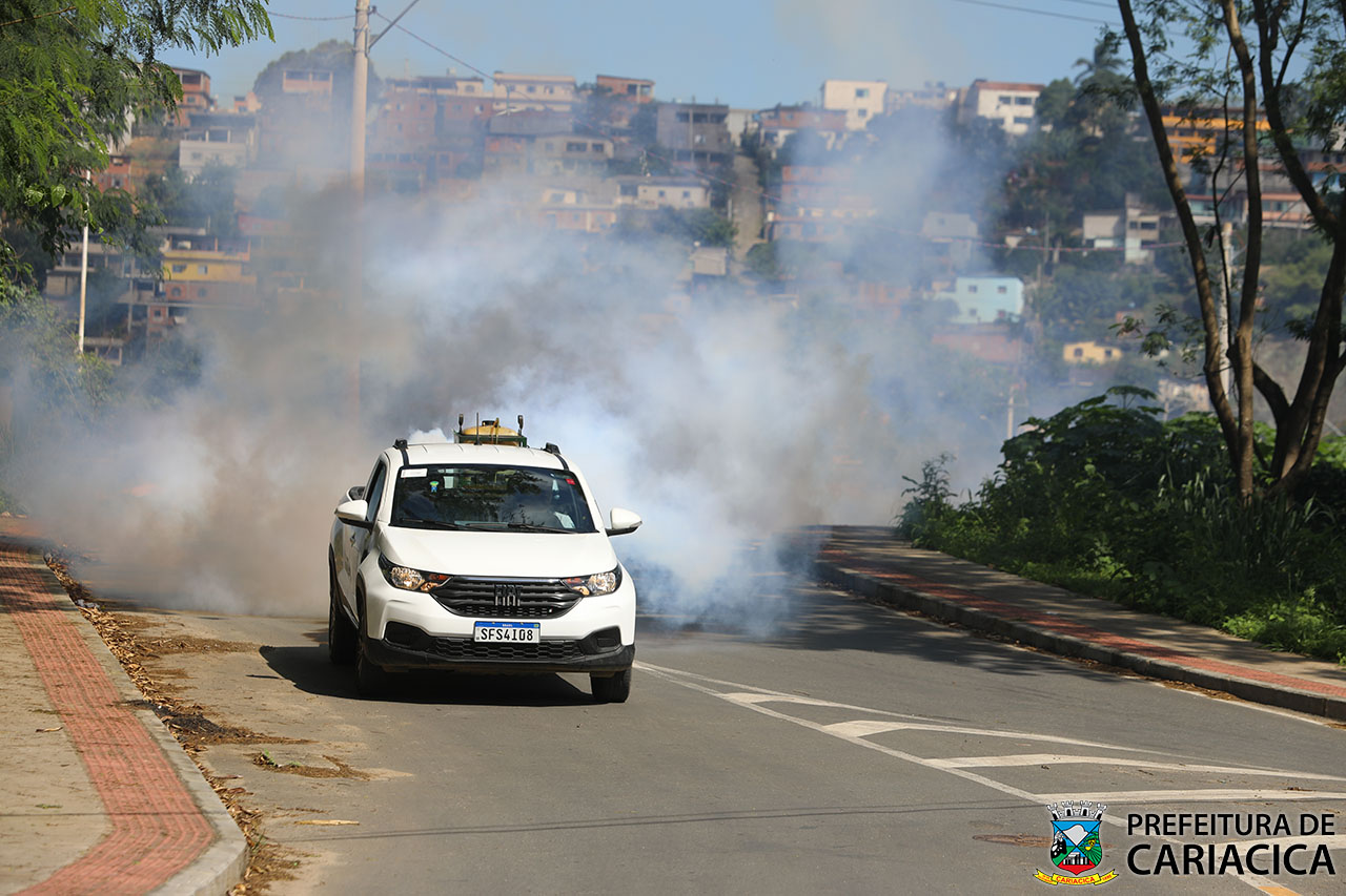 Diversos bairros de Cariacica recebem fumacê nesta semana; veja o itinerário completo