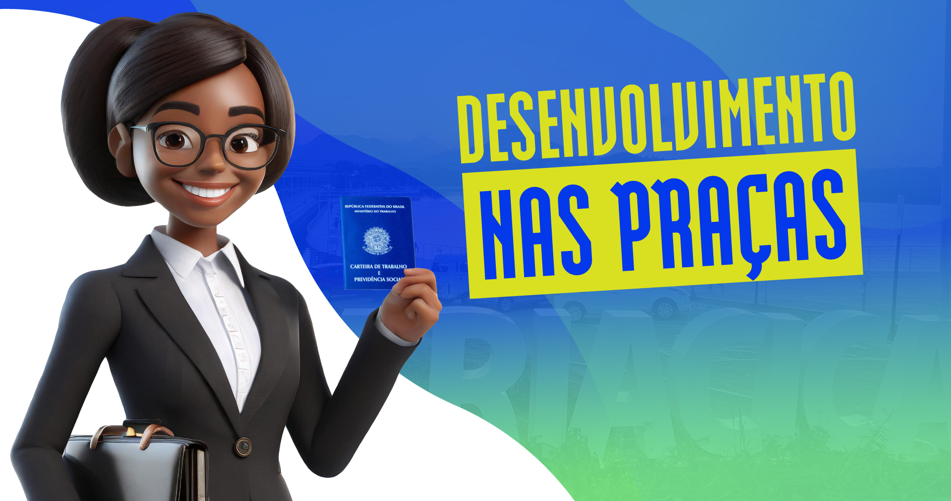 Desenvolvimento nas Praças leva oferta de empregos e serviços gratuitos a Nova Rosa da Penha nesta terça-feira (4)