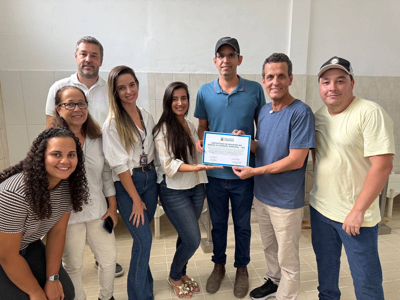 Prefeitura entrega certificado do SIM para primeira Unidade de Beneficiamento de Ovos e Derivados de Cariacica 