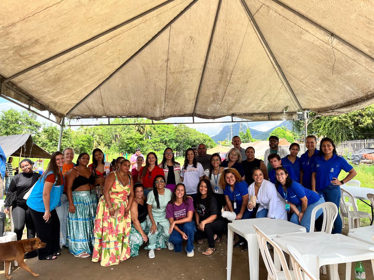 Prefeitura leva serviços de saúde, assistência e autocuidado para acampamento cigano em Campo Verde