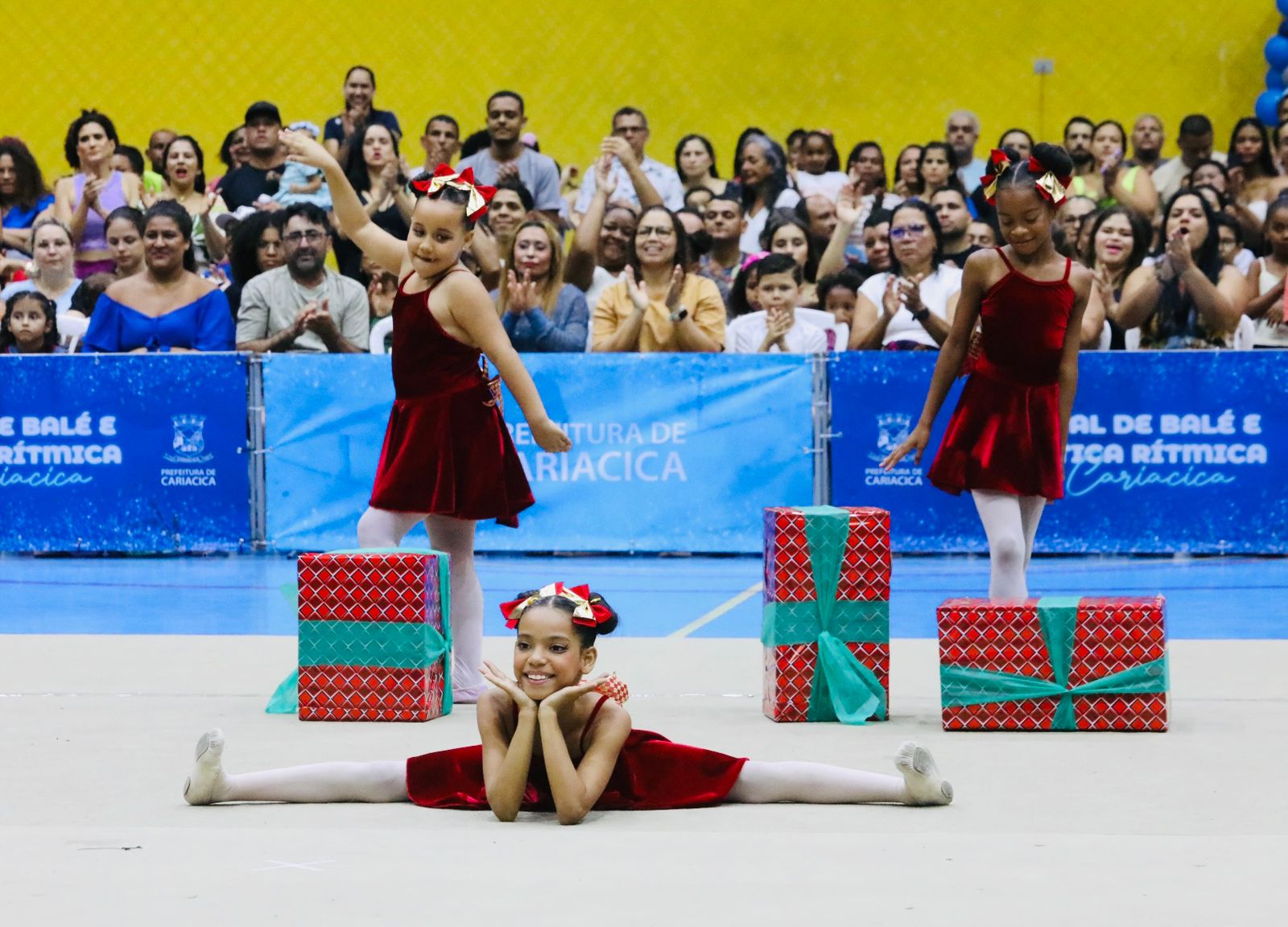 Estação Cidadania-Esporte recebe mais de 500 crianças em Festival de Balé e Ginástica Rítmica 