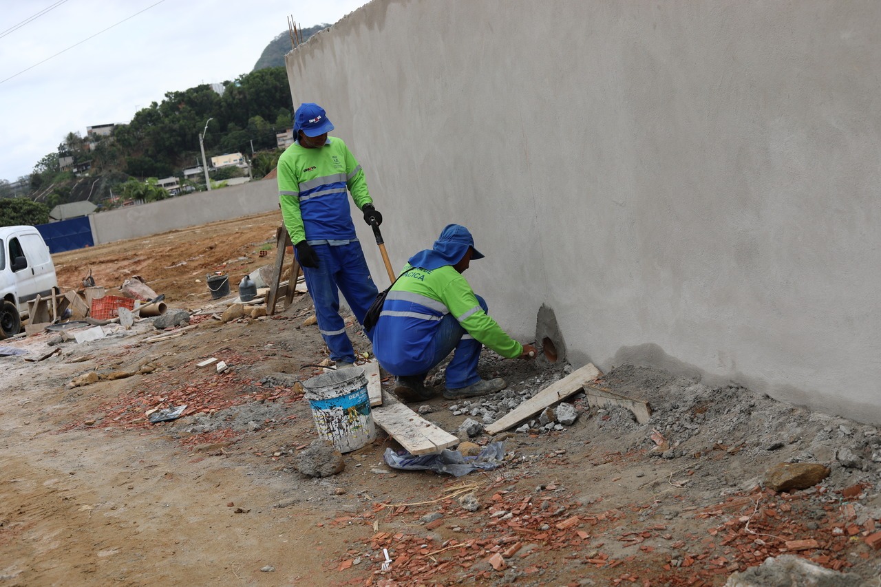Obras no Parque de Exposições de Cariacica: primeira fase chega a 92% de conclusão