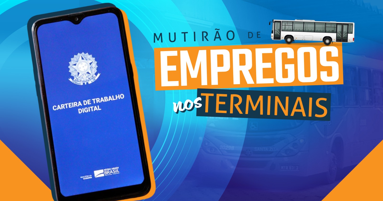 Mutirão oferece mais de 1,5 mil vagas de emprego no Terminal de Campo Grande nesta terça (27) 